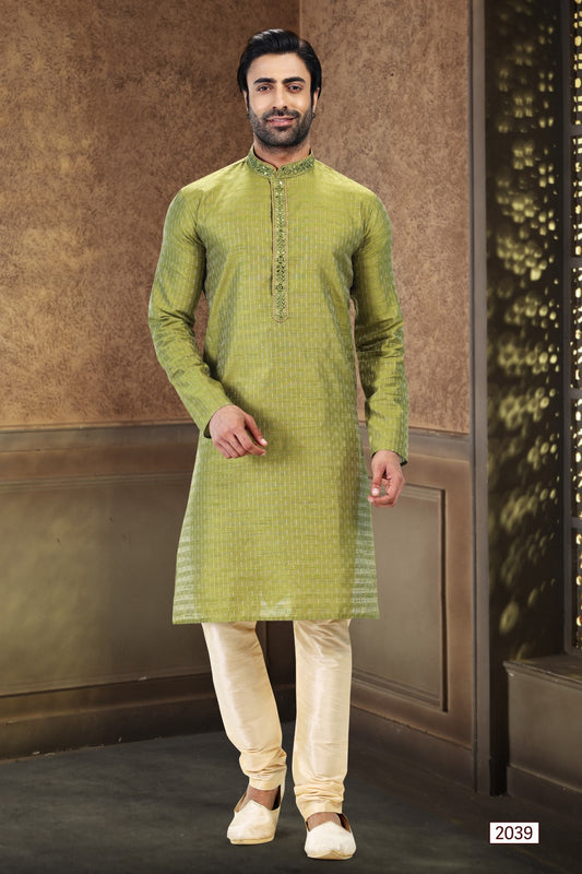 Men's Kurta Pajama - Royal Madhubani