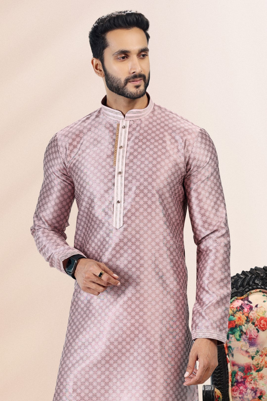 Men's Kurta Pajama - Royal Madhubani