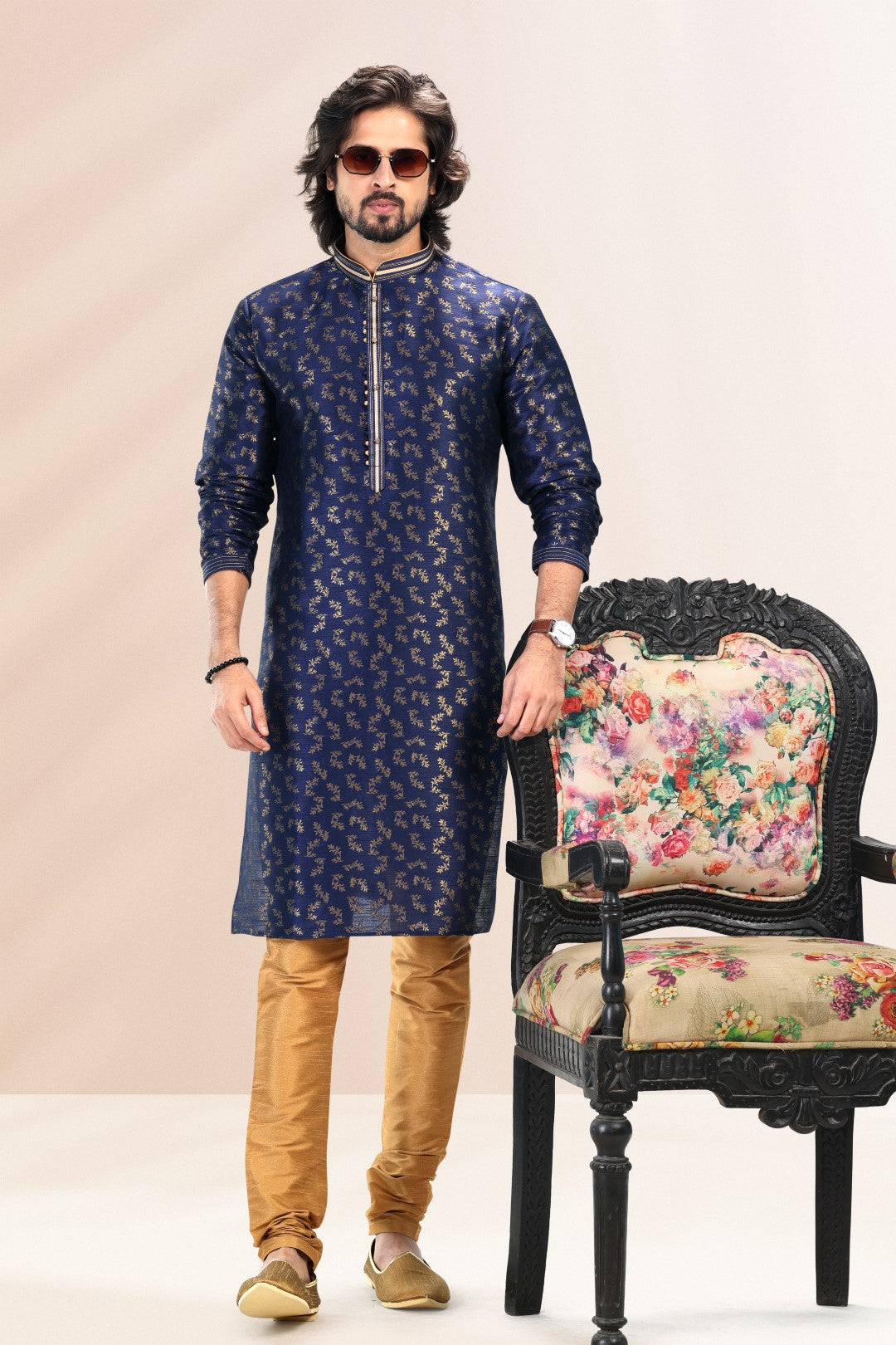 Men's Kurta Pajama - Royal Madhubani