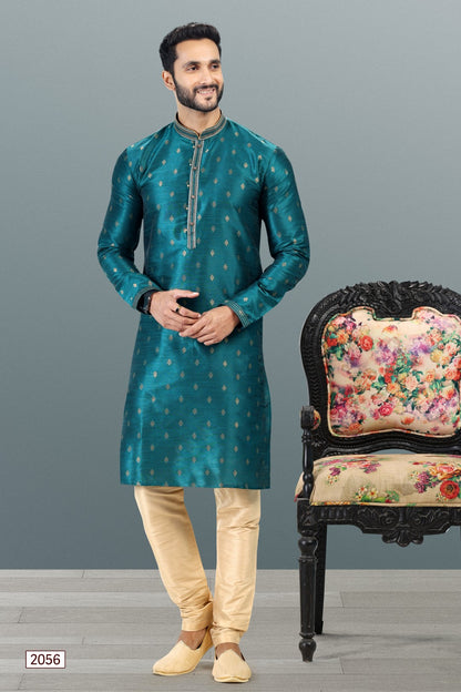 Men's Kurta Pajama - Royal Madhubani