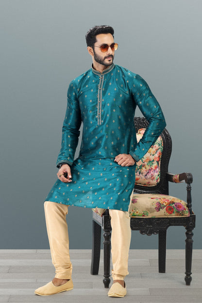 Men's Kurta Pajama - Royal Madhubani