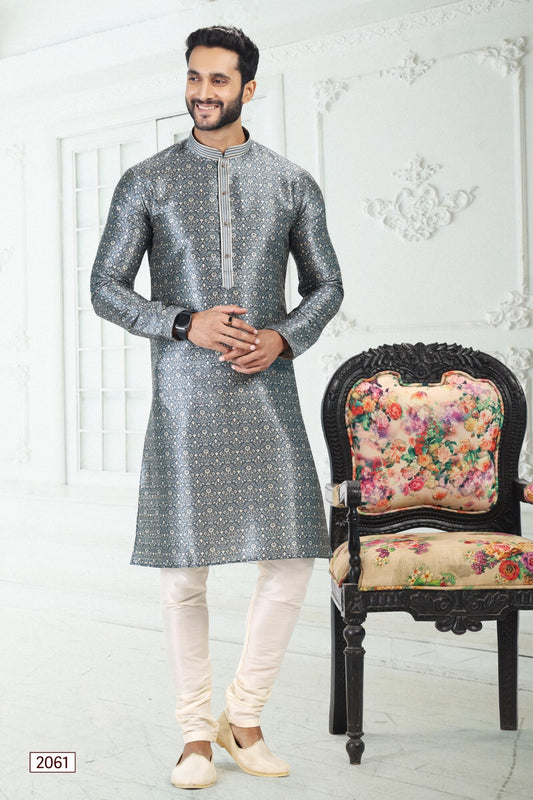 Men's Kurta Pajama - Royal Madhubani