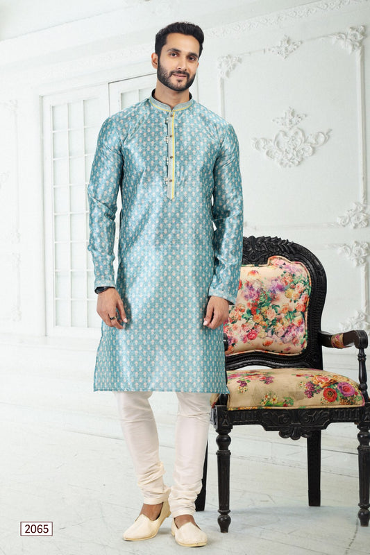 Men's Kurta Pajama - Royal Madhubani