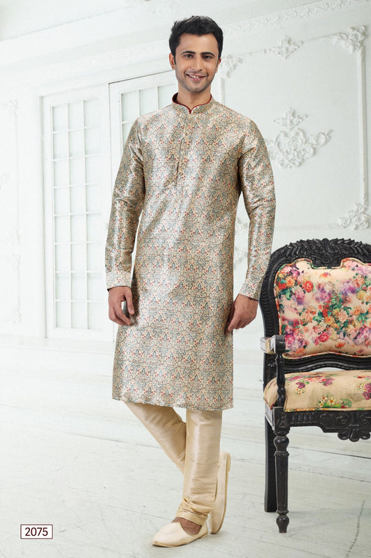 Men's Kurta Pajama - Royal Madhubani