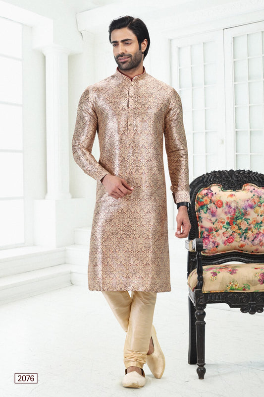 Men's Kurta Pajama - Royal Madhubani