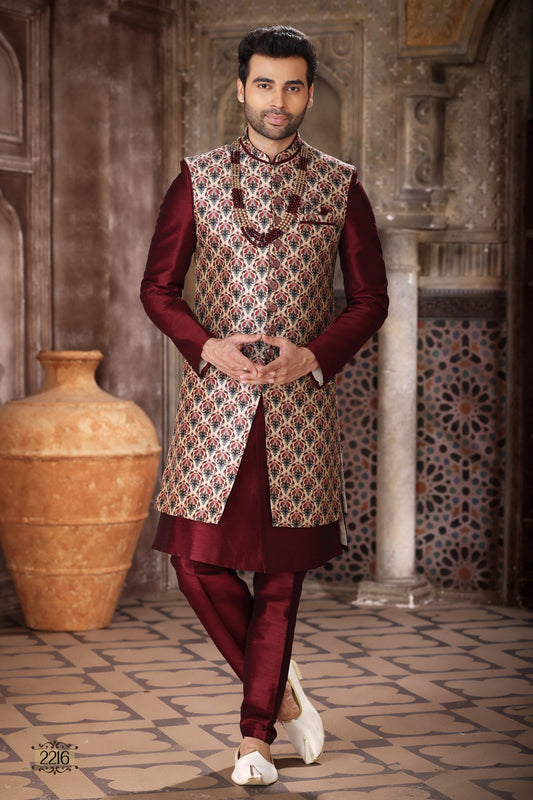 Men's Indo-Western - Royal Madhubani