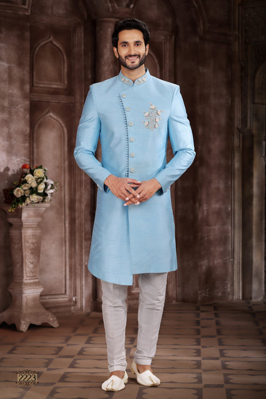 Men's Sherwani - Royal Madhubani