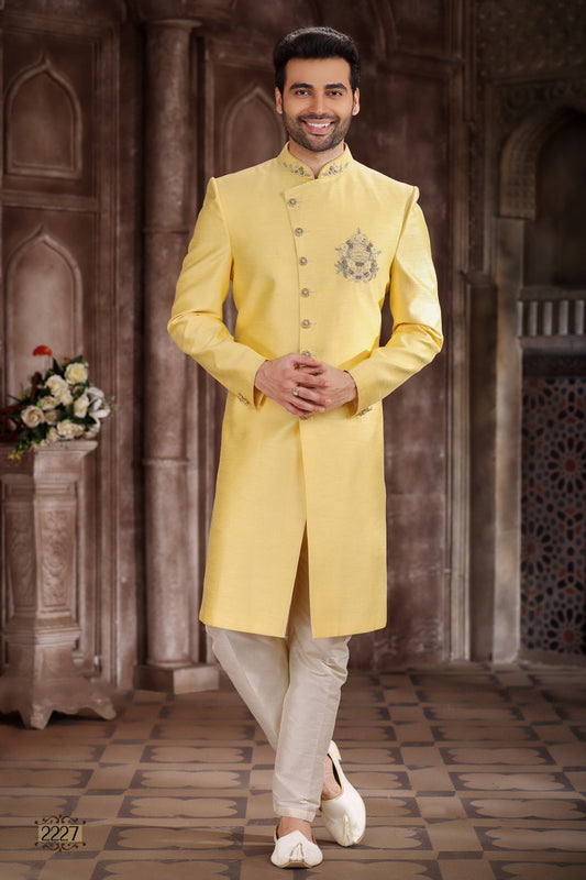 Men's Sherwani - Royal Madhubani