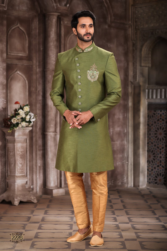 Men's Sherwani - Royal Madhubani