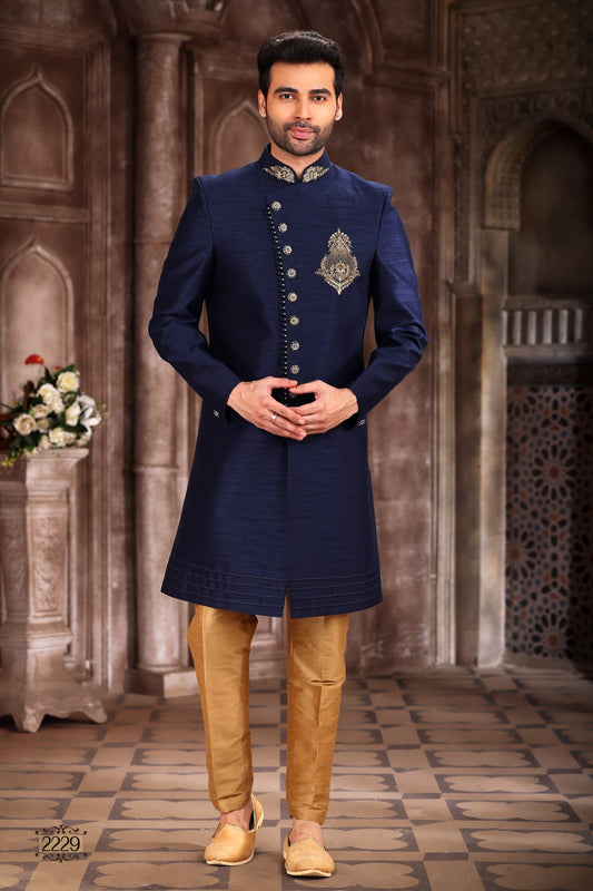 Men's Sherwani - Royal Madhubani