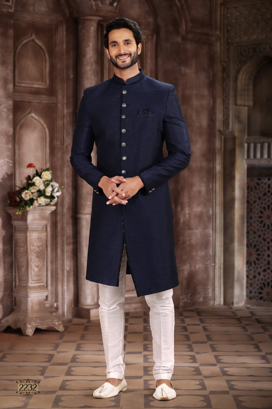 Men's Sherwani - Royal Madhubani