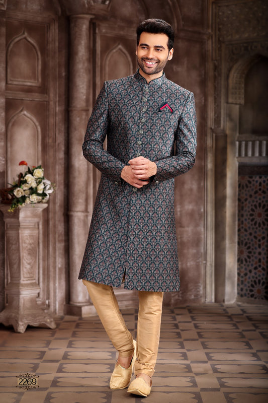 Men's Indo-Western - Royal Madhubani