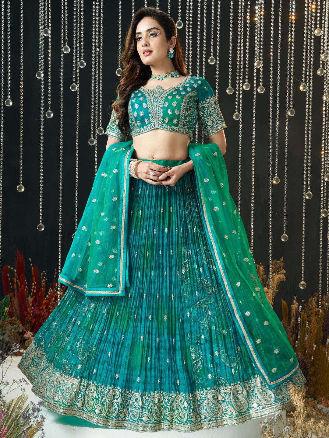 Royal Madhubani Lehenga Choli