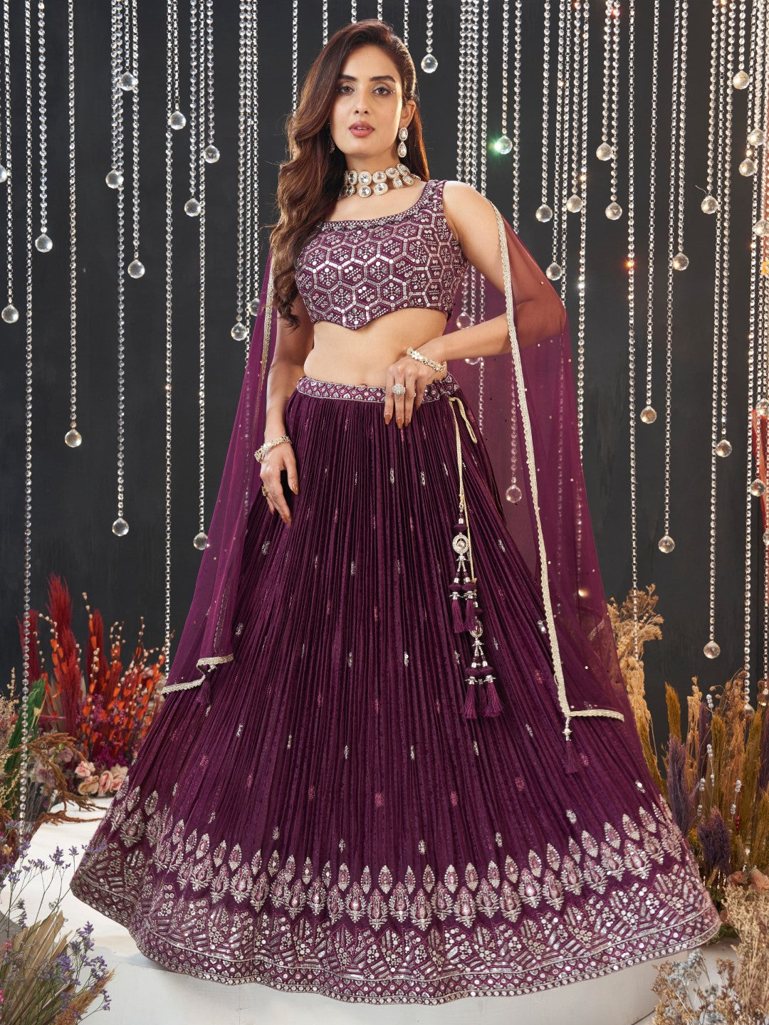 Royal Madhubani Lehenga Choli