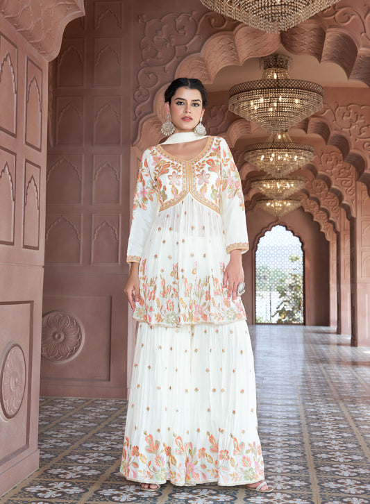 Royal Madhubani Gharara Suit