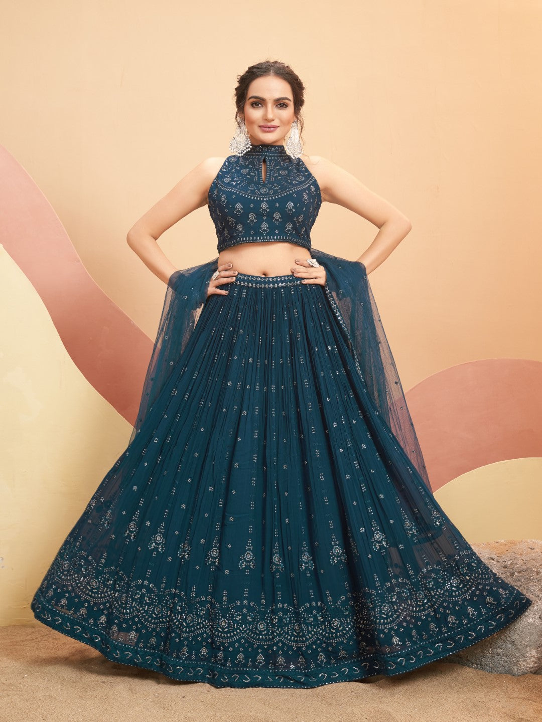 Royal Madhubani Lehenga Choli