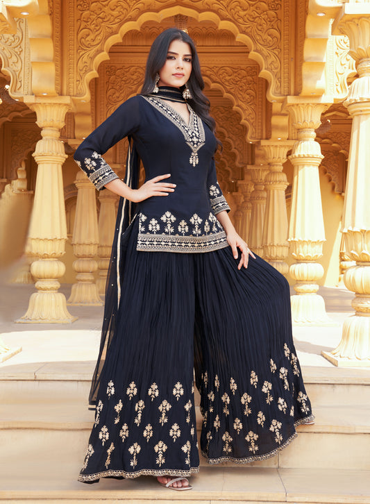 Royal Madhubani Gharara Suit