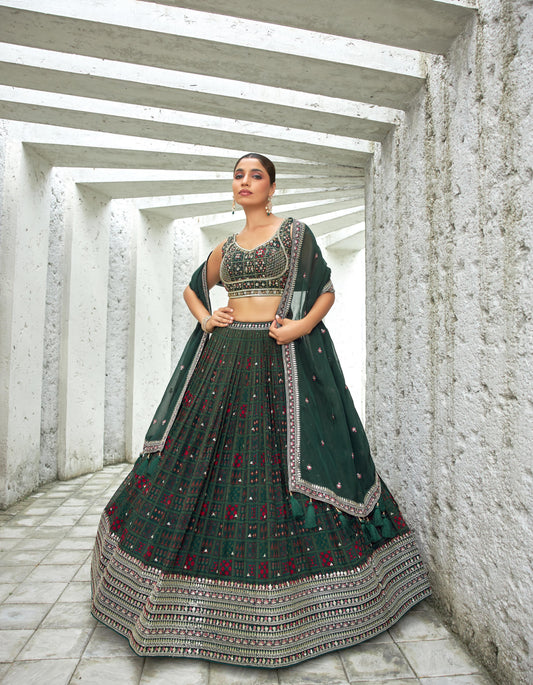 Buy Lehenga Choli Online - Royal Madhubani