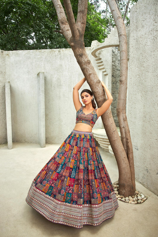 Royal Madhubani Lehenga Choli: Tradition Meets Elegance